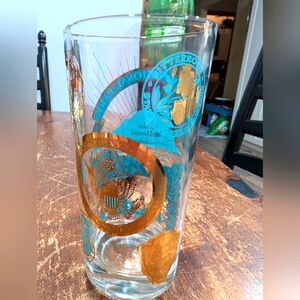 Vintage Glacier National Park Tumbler highball Glass